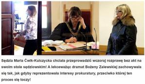 [VIDEO] Białoruskie metody kneblowania wolnych mediów w Sądzie Rejonowym w Świdnicy kierowanym przez Marzenę Rusin-Gielniewską! Dot. szokującej niemożności ustalenia przestępcy i telefonu ze zidentyfikowanym nr IP, na szkodę Bożeny Zalewskiej!