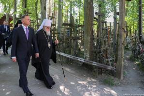 [VIDEO] Andrzej Duda z wizytą na Podlasiu na zaproszenie mniejszości białoruskiej