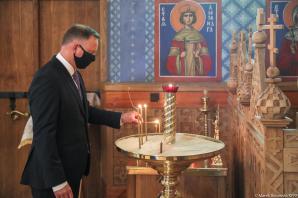 [VIDEO] Andrzej Duda z wizytą na Podlasiu na zaproszenie mniejszości białoruskiej