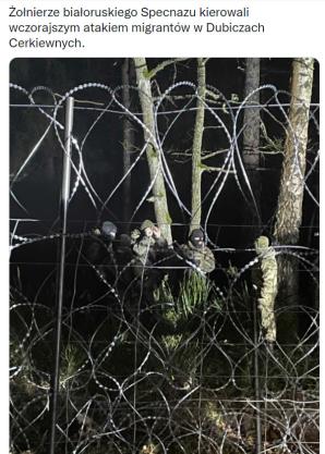 [VIDEO] Minionej doby tj.17.11 na granicy polsko-białoruskiej odnotowano 501 prób nielegalnego przekroczenia tego odcinka. 