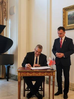 Podpisanie Deklaracji w Sprawie Współpracy Ministerstwa Edukacji i Nauki z Radą Stanu Illinois ds. Edukacji