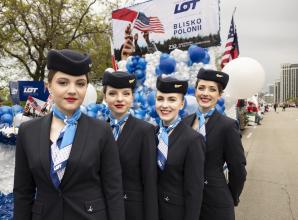 Parada 3 maja w Chicago z udziałem PLL LOT - fotorelacja z wydarzenia