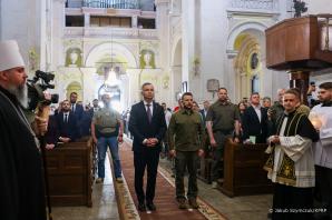 Prezydenci Polski i Ukrainy na Wołyniu