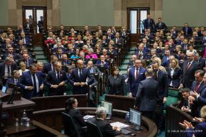 [VIDEO] Andrzej Duda na inauguracyjnym posiedzeniu Sejmu i Senatu RP