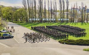 Orkiestra Reprezentacyjna WOT na Westerplatte.
