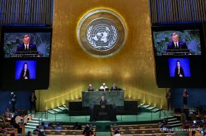 [VIDEO] ONZ. Wystąpienie Prezydenta RP Andrzeja Dudy podczas „Szczytu dla Przyszłości” w USA