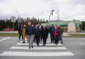 [VIDEO] Briefing prasowy ministra Czesława Siekierskiego na przejściu granicznym w Barwinku