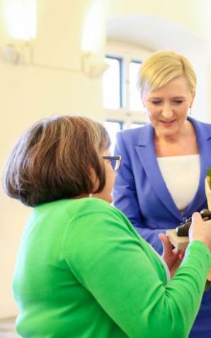 Stowarzyszenie Chorych na Mukopolisacharydozę i Choroby Rzadkie z wizytą w Pałacu Prezydenckim