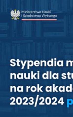 Stypendia ministra nauki dla studentów za znaczące osiągnięcia na rok akademicki 2023/2024 przyznane!