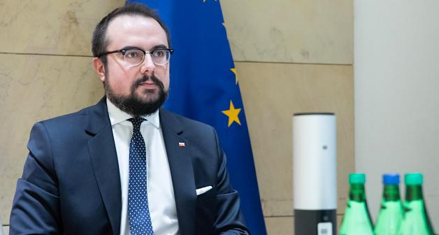 O Etiopii, Mozambiku, krajach Karaibów i Pacyfiku wiceminister spraw zagranicznych Paweł Jabłoński z sekretarzem stanu w MSZ  Portugalii Francisco André