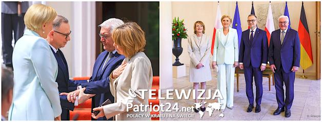 [VIDEO] Prezydent o współpracy polsko–niemieckiej, problemu migracji na zachodniej granicy Polski, a także ważnych kwestii historycznych w Niemczech